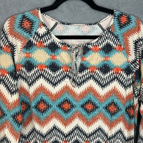 Patagonia Dress Womens Small Cream Kamala Drop Waist Tunic Organic Cotton Nature - Picture 3 of 13